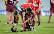 19 August 2017; Aoife Donohue of Galway is consoled by Ashling Thompson of Cork during the All-Ireland Senior Camogie Championship Semi-Final between Cork and Galway at the Gaelic Grounds in Limerick. Photo by Diarmuid Greene/Sportsfile