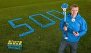 14 May 2012; Colm Cooper and Henry Shefflin announce that any club that collects 500 Lucozade Sports bottle caps in the Club Crusade will win a bottle carrier and will go into a draw to win €5,000. The Club Crusade initiative invites grassroots clubs to sign up and collect Lucozade Sport bottle caps to be in with a chance to win €10,000. For more details visit lucozadesport.ie. In attendance at the announcement is Kilkenny hurler Henry Shefflin. Ballyhale GAA, Ballyhale, Co. Kilkenny. Picture credit: Stephen McCarthy / SPORTSFILE