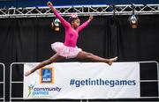 20 August 2017; Tighani Onalimi, from Mountmellick, Co Laois, competes in the U12 Solo Dance event during day 2 of the Aldi Community Games August Festival 2017 at the National Sports Campus in Dublin. Photo by Cody Glenn/Sportsfile