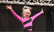 20 August 2017; Olivia Hyland, from St Clonleths, Co. Kildare, competes in the U12 Solo Dance event during day 2 of the Aldi Community Games August Festival 2017 at the National Sports Campus in Dublin. Photo by Cody Glenn/Sportsfile