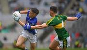20 August 2017; Philip Rogers of Cavan in action against Cian Gammell of Kerry during the Electric Ireland GAA Football All-Ireland Minor Championship Semi-Final match between Cavan and Kerry at Croke Park in Dublin. Photo by Ray McManus/Sportsfile