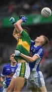 20 August 2017; David Clifford of Kerry in action against Evan Fortune of Cavan during the Electric Ireland GAA Football All-Ireland Minor Championship Semi-Final match between Cavan and Kerry at Croke Park in Dublin. Photo by Ray McManus/Sportsfile