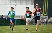 20 August 2017; Aaron Keane of Rosemount, Co Westmeath, right, on his way to winning the Boys U16 and O14 200m final during day 2 of the Aldi Community Games August Festival 2017 at the National Sports Campus in Dublin. Photo by Sam Barnes/Sportsfile