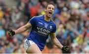 20 August 2017; Stephen O'Brien of Kerry celebrates scoring his side's first goal during the GAA Football All-Ireland Senior Championship Semi-Final match between Kerry and Mayo at Croke Park in Dublin. Photo by Piaras Ó Mídheach/Sportsfile