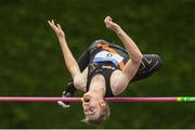 20 August 2017; Keith Marks of Clonliffe Harriers, Dublin competing in the premier men's high jump during the AAI National League Final at Tullamore in Co Offaly. Photo by Eóin Noonan/Sportsfile