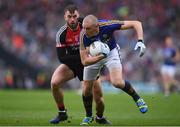 20 August 2017; Kieran Donaghy of Kerry in action against Aidan O'Shea of Mayo during the GAA Football All-Ireland Senior Championship Semi-Final match between Kerry and Mayo at Croke Park in Dublin. Photo by Stephen McCarthy/Sportsfile