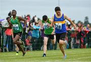 20 August 2017; Kyle Dooley of Roscrea, Co Tipperary, on his way to winning the Boys U14 and O12 100m final during day 2 of the Aldi Community Games August Festival 2017 at the National Sports Campus in Dublin. Photo by Sam Barnes/Sportsfile