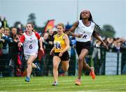 20 August 2017; Helen Ikpotokin of Portarlington, Co Laois, on her way to winning the Girls U14 and O12 100m final during day 2 of the Aldi Community Games August Festival 2017 at the National Sports Campus in Dublin. Photo by Sam Barnes/Sportsfile