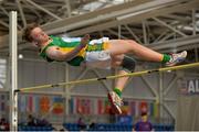 20 August 2017; Alex Grendon of Skyrne, Co Meath, competing in the Boys U16 and O14 High Jump event during day 2 of the Aldi Community Games August Festival 2017 at the National Sports Campus in Dublin. Photo by Sam Barnes/Sportsfile