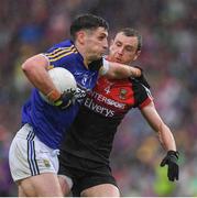 20 August 2017; Paul Geaney of Kerry in action against Keith Higgins of Mayo during the GAA Football All-Ireland Senior Championship Semi-Final match between Kerry and Mayo at Croke Park in Dublin. Photo by Ray McManus/Sportsfile