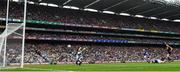 20 August 2017; Andy Moran of Mayo scores his side's first goal during the GAA Football All-Ireland Senior Championship Semi-Final match between Kerry and Mayo at Croke Park in Dublin. Photo by Stephen McCarthy/Sportsfile