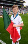 20 August 2017; eir GAA flagbearer Conor Mayock at the All-Ireland Senior Football Semi-final between Mayo and Kerry in Croke Park, Dublin. Photo by Stephen McCarthy/Sportsfile