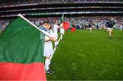 20 August 2017; eir GAA flagbearer Jonah Flanagan at the All-Ireland Senior Football Semi-final between Mayo and Kerry in Croke Park, Dublin. Photo by Stephen McCarthy/Sportsfile