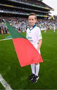 20 August 2017; eir GAA flagbearer Jack Nevin at the All-Ireland Senior Football Semi-final between Mayo and Kerry in Croke Park, Dublin. Photo by Stephen McCarthy/Sportsfile