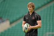 18 May 2012; Ulster's Andrew Trimble during the squad captain's run ahead of their Heineken Cup Final match against Leinster on Saturday. Ulster Rugby Squad Captain's Run, Twickenham Stadium, Twickenham, England. Picture credit: Diarmuid Greene / SPORTSFILE