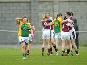 19 May 2012; A dejected Tara Fagan, Leitrim, at the end of the game. Bord Gáis Energy Ladies National Football League, Division 3 Final Replay, Westmeath v Leitrim, Emmet Park, Killoe, Co. Longford. Photo by Sportsfile