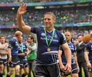 19 May 2012; Leinster Brad Thorn celebrates after victory over Ulster. Heineken Cup Final, Leinster v Ulster, Twickenham Stadium, Twickenham, England. Picture credit: Diarmuid Greene / SPORTSFILE