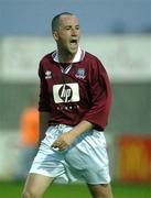 31 July 2002; John Brennan of Galway United during the FAI Carlsberg Cup Second Round Replay match between Galway United and St Patrick's Athletic at Terryland Park in Galway. Photo by Damien Eagers/Sportsfile