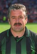 4 August 2002; Linesman Brian Crowe prior to the Bank of Ireland All-Ireland Senior Football Championship Quarter-Final match between Kerry and Galway at Croke Park in Dublin. Photo by Brian Lawless/Sportsfile