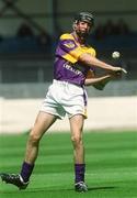 11 August 2002; Liam Kinsella of Wexford during the All-Ireland Minor Hurling Championship Semi-Final match between Wexford and Tipperary at Croke Park in Dublin. Photo by Damien Eagers/Sportsfile
