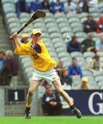 11 August 2002; Dermot Flynn of Wexford during the All-Ireland Minor Hurling Championship Semi-Final match between Wexford and Tipperary at Croke Park in Dublin. Photo by Brian Lawless/Sportsfile