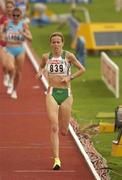 10 August 2002; Una English of Ireland, 839, in action during the Women's 5000m Final at the European Championships in the Olympic Stadium in Munich, Germany. Photo by Brendan Moran/Sportsfile