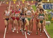 10 August 2002; Sonia O'Sullivan of Ireland, 849, in action during the Women's 5000m Final at the European Championships in the Olympic Stadium in Munich, Germany. Photo by Brendan Moran/Sportsfile