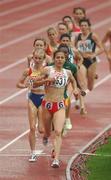 11 August 2002; Sureyya Ayhan of Turkey, 1531, leads the field in the Women's 1500m Final at the European Championships in the Olympic Stadium in Munich, Germany. Photo by Brendan Moran/Sportsfile