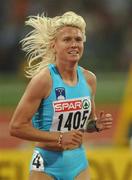 8 August 2002; Jolanda Ceplak of Slovenia in action during the Women's 800m Final at the European Championships in the Olympic Stadium in Munich, Germany. Photo by Brendan Moran/Sportsfile