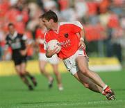 18 August 2002; Kieran McGeeney of Armagh during the Bank of Ireland All-Ireland Senior Football Championship Quarter-Final Replay match between Armagh and Sligo at Páirc Tailteann in Navan, Meath. Photo by Aoife Rice/Sportsfile