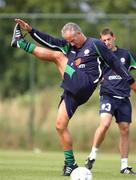 18 August 2002; Republic of Ireland manager Mick McCarthy during a Republic of Ireland training session at the AUL Complex in Clonshaugh, Dublin. Photo by David Maher/Sportsfile