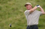 18 August 2002; Philip Walton watches his drive from the 8th tee box during day two of the North West of Ireland Open at Ballyliffin Golf Club, Glasheby Links, in Donegal. Photo by Matt Browne/Sportsfile