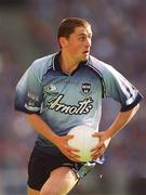 17 August 2002; Alan Brogan of Dublin during the Bank of Ireland All-Ireland Senior Football Championship Quarter-Final Replay match between Dublin and Donegal at Croke Park in Dublin. Photo by Ray McManus/Sportsfile