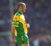17 August 2002; Paul McGonigle of Donegal during the Bank of Ireland All-Ireland Senior Football Championship Quarter-Final Replay match between Dublin and Donegal at Croke Park in Dublin. Photo by Ray McManus/Sportsfile