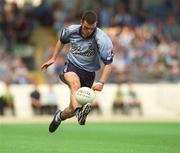 17 August 2002; Paul Casey of Dublin during the Bank of Ireland All-Ireland Senior Football Championship Quarter-Final Replay match between Dublin and Donegal at Croke Park in Dublin. Photo by Brendan Moran/Sportsfile