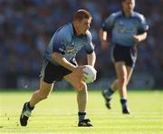17 August 2002; Dessie Farrell of Dublin during the Bank of Ireland All-Ireland Senior Football Championship Quarter-Final Replay match between Dublin and Donegal at Croke Park in Dublin. Photo by Ray McManus/Sportsfile