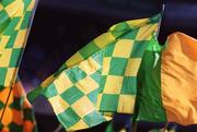 17 August 2002; Donegal flags during the Bank of Ireland All-Ireland Senior Football Championship Quarter-Final Replay match between Dublin and Donegal at Croke Park in Dublin. Photo by Brendan Moran/Sportsfile