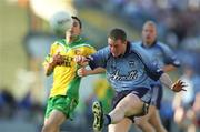 17 August 2002; Coman Goggins of Dublin during the Bank of Ireland All-Ireland Senior Football Championship Quarter-Final Replay match between Dublin and Donegal at Croke Park in Dublin. Photo by Damien Eagers/Sportsfile