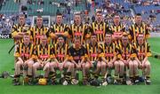 18 August 2002; The Kilkenny minor team prior to the All-Ireland Minor Hurling Championship Semi-Final match between Kilkenny and Galway at Croke Park in Dublin. Photo by Damien Eagers/Sportsfile