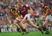 18 August 2002; Cathal Dervan of Galway Galway during the All-Ireland Minor Hurling Championship Semi-Final match between Kilkenny and Galway at Croke Park in Dublin. Photo by Brian Lawless/Sportsfile
