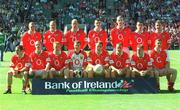 25 August 2002; The Cork team prior to the Bank of Ireland All-Ireland Senior Football Championship Semi-Final match between Kerry and Cork at Croke Park in Dublin. Photo by Ray McManus/Sportsfile