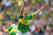 25 August 2002; Mike Francis Russell of Kerry celebrates scoring his side's first goal during the Bank of Ireland All-Ireland Senior Football Championship Semi-Final match between Kerry and Cork at Croke Park in Dublin. Photo by Damien Eagers/Sportsfile