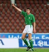 20 August 2002; Jason McGuinness of Republic of Ireland during the U21 International Friendly match between Finland and Republic of Ireland at Finnair Stadium in Helsinki, Finland. Photo by David Maher/Sportsfile