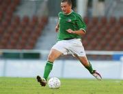 20 August 2002; Michael Keane of Republic of Ireland during the U21 International Friendly match between Finland and Republic of Ireland at Finnair Stadium in Helsinki, Finland. Photo by David Maher/Sportsfile