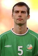 21 August 2002; Gary Breen of Republic of Ireland prior to the International Friendly match between Finland and Republic of Ireland at the Olympic Stadium in Helsinki, Finland. Photo by David Maher/Sportsfile