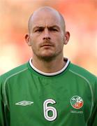 21 August 2002; Lee Carlsey of Republic of Ireland      Soccer. Picture credit; David Maher / SPORTSFILE *EDI* *** Local Caption *** during the International Friendly match between Finland and Republic of Ireland at the Olympic Stadium in Helsinki, Finland. Photo by David Maher/Sportsfile