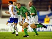 21 August 2002; Graham Barrett of Republic of Ireland during the International Friendly match between Finland and Republic of Ireland at the Olympic Stadium in Helsinki, Finland. Photo by David Maher/Sportsfile