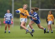20 August 2017; Action between Sheelin Co Cavan and KCK Co Waterford in the U14 Girls Gaelic Football event during day 2 of the Aldi Community Games August Festival 2017 at the National Sports Campus in Dublin. Photo by Cody Glenn/Sportsfile