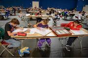 20 August 2017; A general view of the Model Making and Art events during day 2 of the Aldi Community Games August Festival 2017 at the National Sports Campus in Dublin. Photo by Cody Glenn/Sportsfile