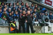 20 August 2017; Mayo manager Stephen Rochford, right, with selector Peter Burke during the GAA Football All-Ireland Senior Championship Semi-Final match between Kerry and Mayo at Croke Park in Dublin. Photo by Piaras Ó Mídheach/Sportsfile